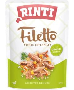 RINTI Filetto Duck fillet with vegetables - wet dog food - 100g Suņu barība