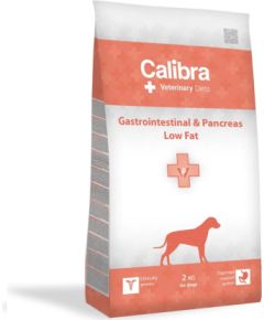 CALIBRA  VD Dog Gastrointestinal&Pancreas Low Fat - dry dog food - 2kg Suņu barība