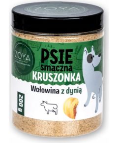 ZOYA Beef and pumpkin crumble - dog treat - 200g Suņu barība