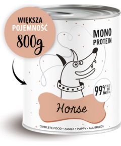 PAKA ZWIERZAKA Pepe Horse - wet dog food - 800g Suņu barība