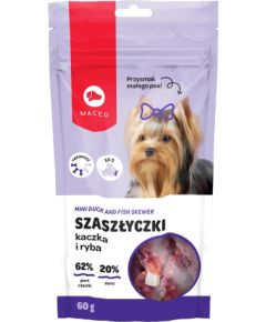MACED Mini duck and fish skewer - Dog treat - 60g Suņu barība