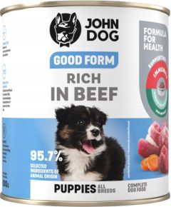 John Dog GOOD FORM SZCZENIAK WOŁOWINĘ KARMA 800g Suņu barība