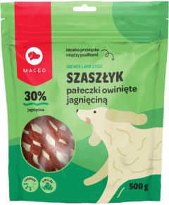 MACED Skewer lamb stick - Dog treat - 500g Suņu barība