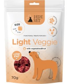 Paka Zwierzaka PEPE VET Light Veggie - dog treat - 70g Suņu barība