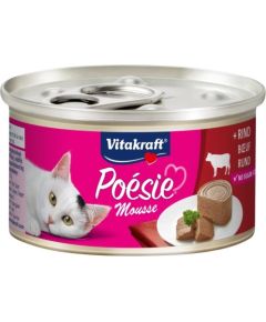 VITAKRAFT Poésie Mousse Beef - wet cat food - 85g Kaķu konservi