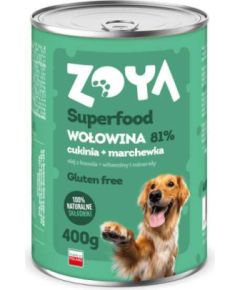 ZOYA Superfood Beef - wet dog food - 400g Suņu barība