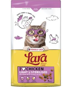 Versele-laga VL-Lara Adult Light Sterilized sterylizowanych karma dla kotów 7kg Kaķu sausā barība