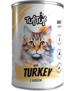 Tuftuf TUF TUF Meal with turkey - wet cat food - 400g Kaķu konservi
