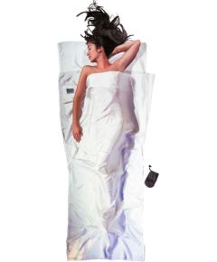 Cocoon TravelSheet Silk Adult Rectangular sleeping bag White Guļammaisi