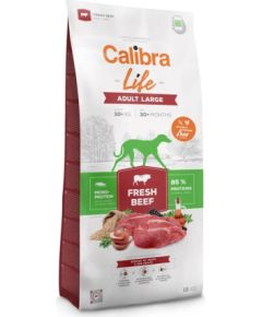 CALIBRA Life Adult Large Fresh Beef - dry dog food - 12kg Suņu barība
