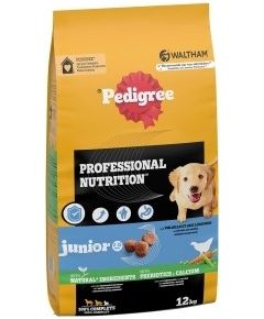 PEDIGREE Professional Nutrition Junior with poultry and vegetables, medium and large breeds - dry dog food - 12 kg Suņu barība