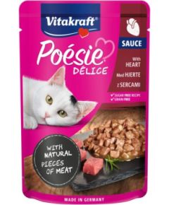 VITAKRAFT POESIE DELICE hearts - wet cat food - 85 g Kaķu konservi