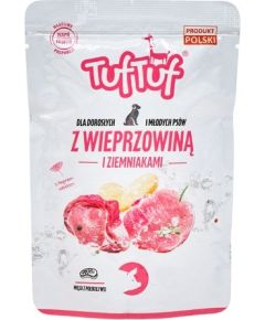 Tuftuf TUF TUF with pork and potatoes - wet dog food - 300g Suņu barība