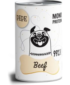 PAKA ZWIERZAKA Pepe Beef - wet dog food - 400g Suņu barība