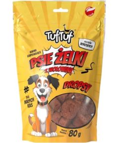 Tuftuf TUF TUF Dog gummies - beef drops - dog treat - 80g Suņu barība