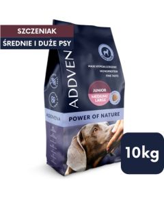 ADDVENA Power of Nature Junior Medium/Large Lamb - dry dog food - 10kg Suņu barība