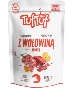 Tuftuf BULT Minced beef with pumpkin - wet dog food - 300g Suņu barība