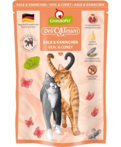 Fox4pets GRANATAPET DeliCATessen Veal and coney - wet cat food - 85g Kaķu konservi