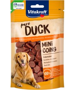 VITAKRAFT Duck Mini Coins - dog treat - 80g Suņu barība