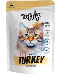 Tuftuf TUF TUF with turkey - wet cat food - 100g Kaķu konservi