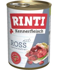 RINTI Kennerfleisch Horse - wet dog food - 400g Suņu barība