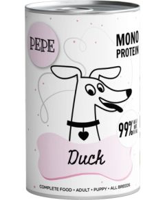 PAKA ZWIERZAKA Pepe Duck - wet dog food - 400g Suņu barība