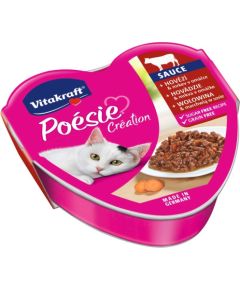 VITAKRAFT POESIE CREATION SOS beef/carrot - wet cat food - 85 g Kaķu konservi