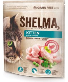SHELMA Kitten Rich in turkey - dry cat food - 750g Сухой корм для кошек