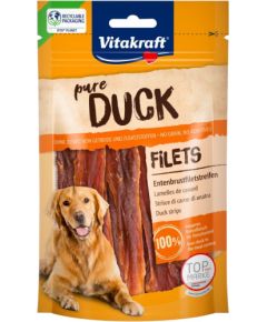VITAKRAFT Pure Duck Fillets - dog treat - 80 g Suņu barība