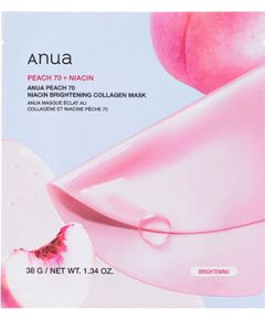 Anua Peach 70 Niacin Brightening Collagen Mask - Pleťová maska 38.0g Косметика для тела