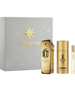 Paco Rabanne Million Gold Dárková sada EDP 100 ml, deospray 150 ml a miniaturka EDP 10 ml 100ml Dāvanu komplekti