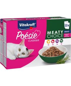 VITAKRAFT Poésie Classique Meaty choice - wet cat food - 12 x 85g Сухой корм для кошек