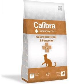 CALIBRA Veterinary Diets Cat Gastrointestinal & Pancreas - dry cat food - 2kg Сухой корм для кошек