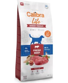 CALIBRA Life Senior Medium Fresh Beef - dry dog food - 12kg Suņu barība