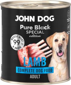 John Dog PURE BLACK SPECIAL JAGNIĘCINA KARMA 800g Suņu barība