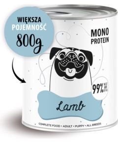 PAKA ZWIERZAKA Pepe Lamb - wet dog food - 800g Suņu barība