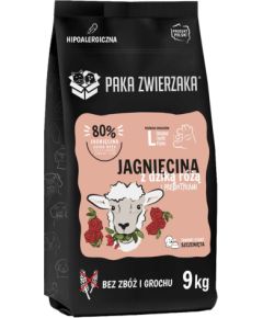 PAKA ZWIERZAKA Puppy Lamb with wild rose L - dry dog food - 9kg Suņu barība