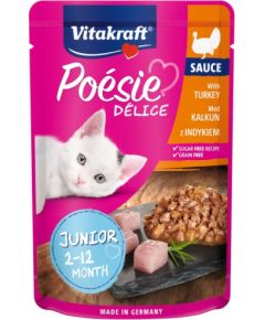 VITAKRAFT POESIE DELICE JUNIOR turkey - wet cat food - 85 g Kaķu konservi