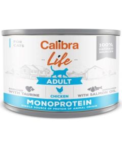 CALIBRA Cat Life Adult Chicken - wet cat food - 200g Kaķu konservi