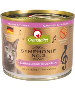 Fox4pets GRANATAPET Symphonie  No.2 Prawns and turkey - wet cat food - 200g Kaķu konservi