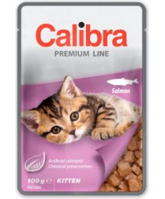 CALIBRA Cat Premium Kitten Salmon - wet cat food - 100g Kaķu konservi