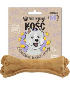 PAKA ZWIERZAKA Bone with rabbit and mango M 12 cm - dog treat - 55g Suņu barība