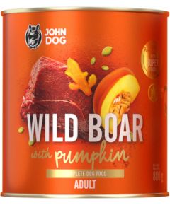 JOHN DOG Pumpkin Line Wild boar with pumpkin - wet dog food - 800g Suņu barība