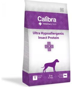 CALIBRA Veterinary Diets Ultra Hypoallergenic Insect - dry dog food - 2kg Suņu barība