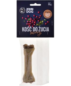 JOHN DOG Chewing bone Berry with cranberry - dog chew - 12 cm Suņu barība