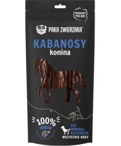 PAKA ZWIERZAKA Sausages Horse - dog treat - 80g Suņu barība