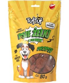 Tuftuf TUF TUF Dog gummies - poultry drops - dog treat - 80g Suņu barība