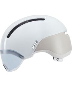 HJC CALIDO PLUS White, Grey Cycling Helmet, PEARL WHITE GREY, Size L Velo ķiveres