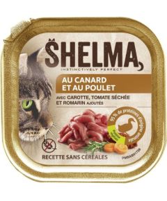 SHELMA Duck and chicken pate - wet cat food - 100g Kaķu konservi