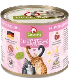 Fox4pets GRANATAPET DeliCATessen salmon and seafood - wet cat food - 200g Kaķu konservi